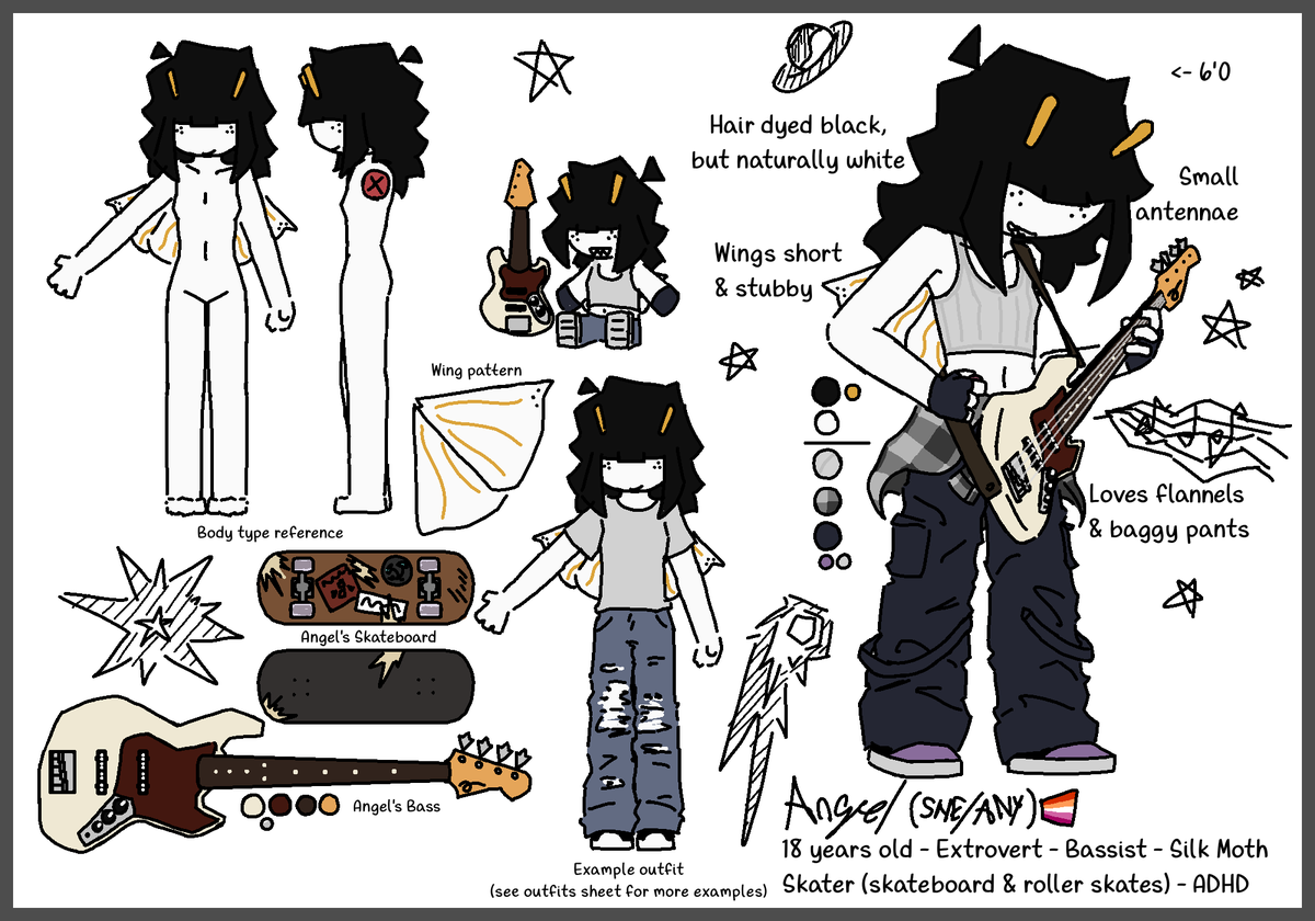 prismoth's tweet photo. finally finished an updated reference for angel! https://t.co/eN1qfxALQQ