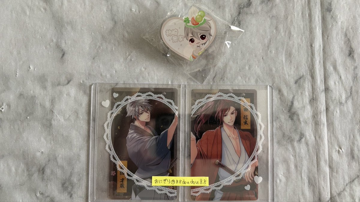 88doudou88's tweet photo. 【交換 譲渡】天下統一恋の乱 恋乱 ボルフェス 
缶バッジ アクリルカード アクリルバッジ
譲）光秀様 幸村様 秀吉様 犬千代 三成様 謙信様 成実様 信幸様 景家さん
求）才蔵さん、信玄様、定価

20、21日現地、郵送も可能です https://t.co/kHc45ZKVjE