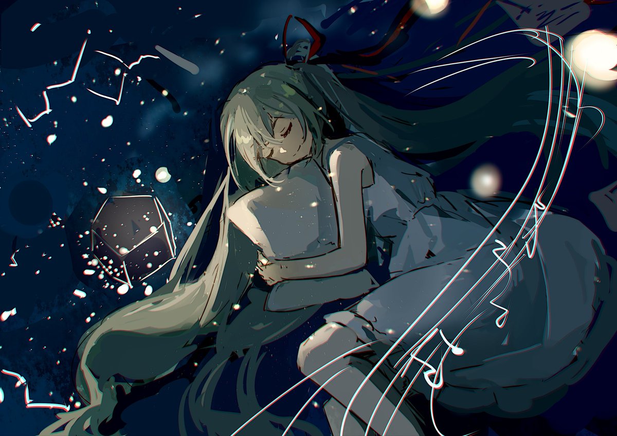 _zhixi_'s tweet photo. #初音ミク 
Last Night Good Night
色を調整しました https://t.co/toPKnrVzxK