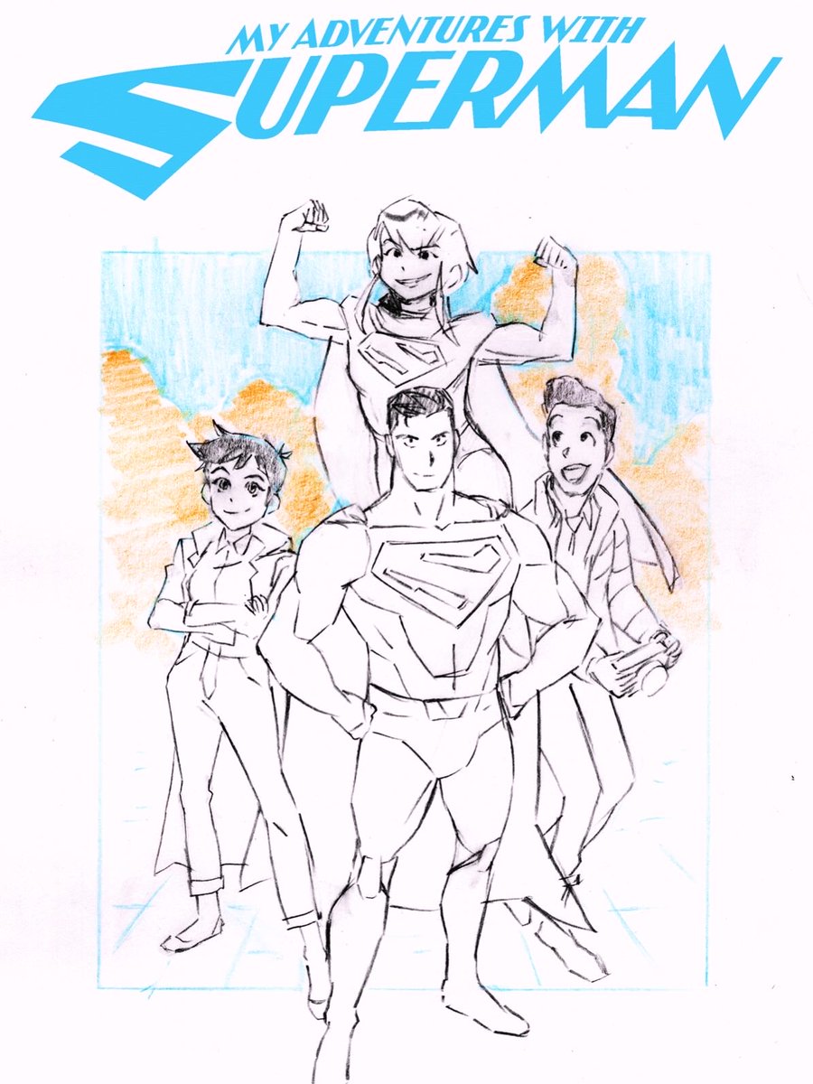 jakewyattriot's tweet photo. Some old promo sketches to celebrate our MIDNIGHT PREMIERE! Congrats to our talented cast and crew for all their hard work—you can see what they made for you tonight on Toonami and tomorrow on HBOMax. https://t.co/2swYuDR5Mi