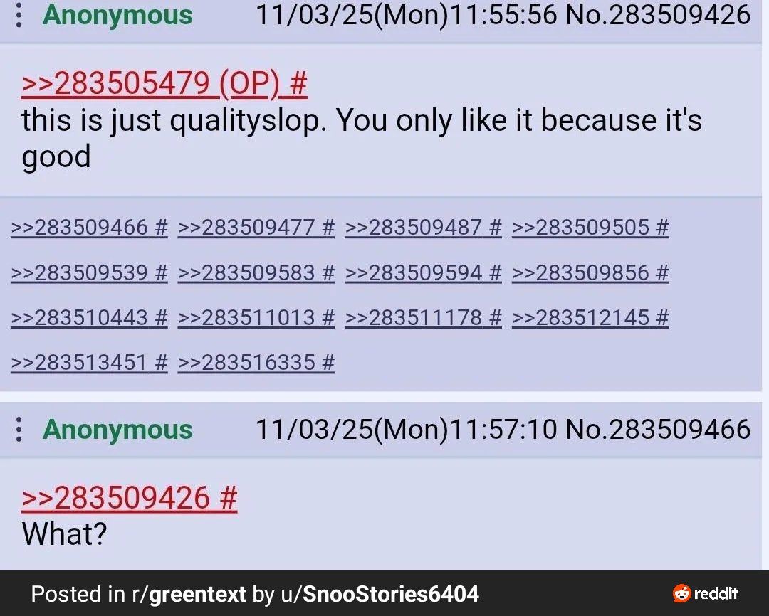 CardioPen's tweet photo. "Lore slop" ... I'm suddenly reminded of this meme. https://t.co/tIvHlt247f