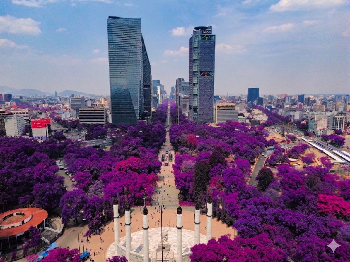 UsielElChaquis's tweet photo. @ClaraBrugadaM Oiga doña Clara, cree que me pueda dar un contrato millonario ? , yo le proveo de esta hermosa flor , se imagina todo Reforma de color morado 💜  ? , esta planta es trepadora, árboles de color morado. No se ,piénsalo . https://t.co/msiHbIz0TK