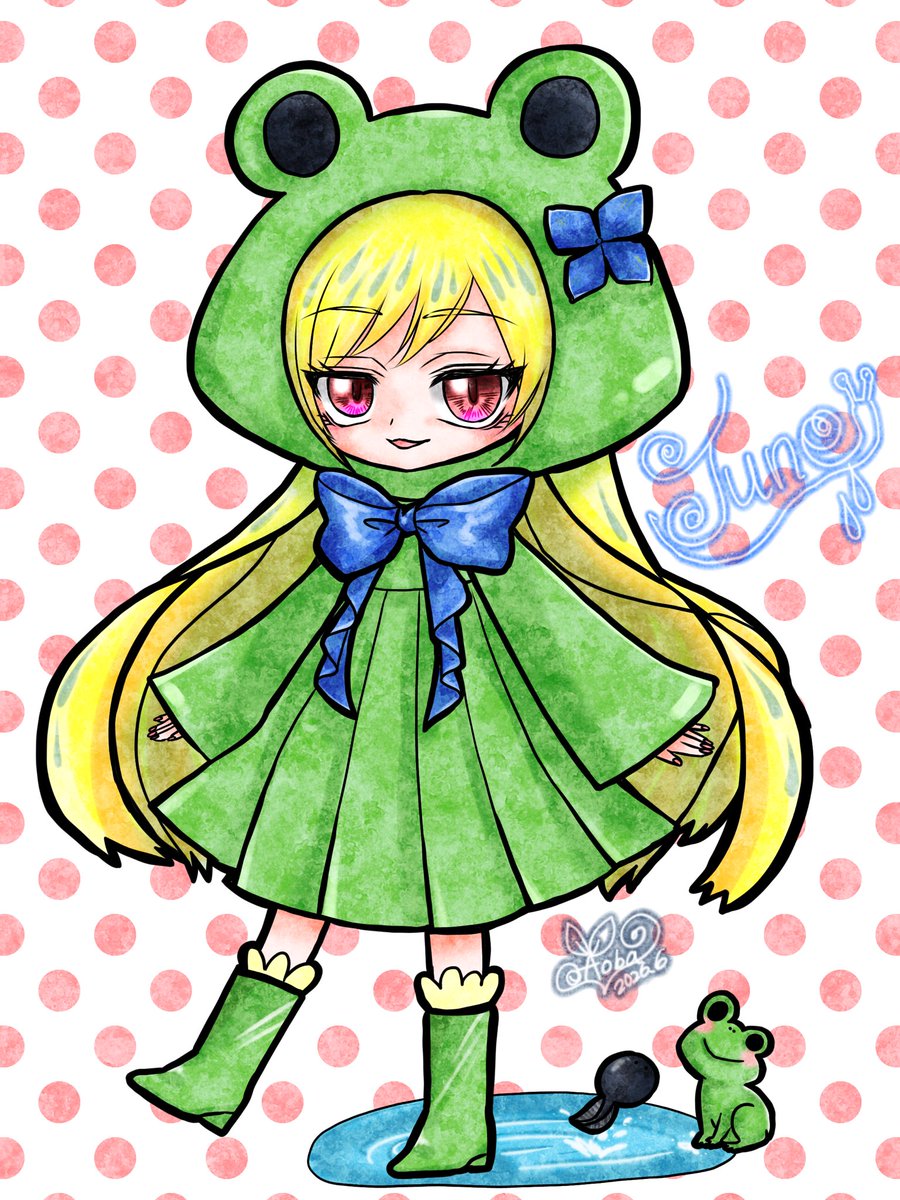 aoba8888's tweet photo. 6月は雨がたくさんで嬉しいな！

#イラスト #お絵描き https://t.co/e8M4fVDZqv