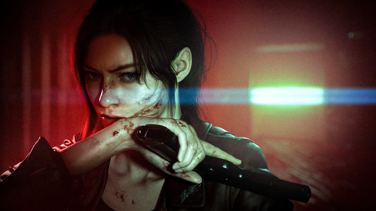 characterisnick's tweet photo. Claire Redfield &amp; Lara Croft https://t.co/pkhXKmpIW3