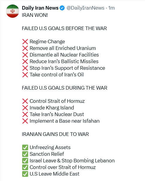 MarkleResists's tweet photo. Iranian News sums it up 😆😆 https://t.co/Prz7fDNCwI