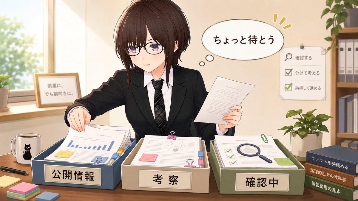PresidentRIKO's tweet photo. ブログ記事を更新しました🤔

テーマは、金融に近い情報を扱うブログに必要なもの。

AdSenseに通ったから正しい、ではなく、
読者が自分で確認できる形にするにはどう書くべきか。
断定しすぎない。
煽らない。
事実と考察を分ける。
キャラクターIPと金融情報の距離感も含めて整理しました。

リンクはリプに貼ります。
#ブログ更新 #GoogleAdSense #Web3 #暗号資産 #情報発信