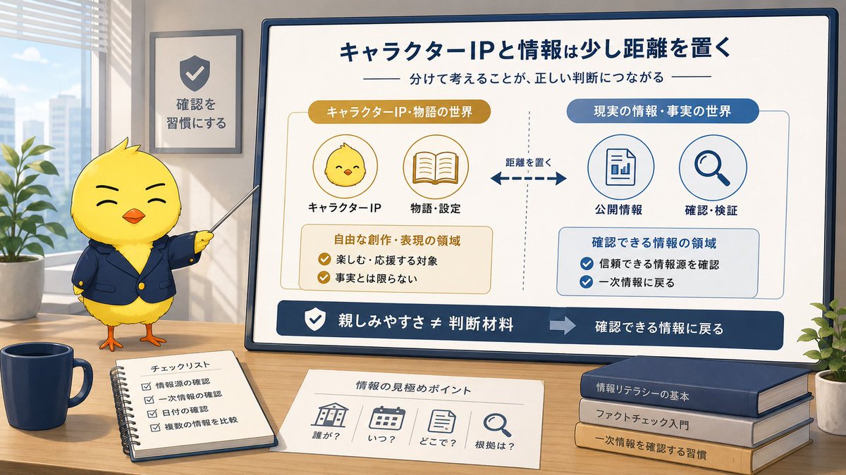 PresidentRIKO's tweet photo. ブログ記事を更新しました🤔

テーマは、金融に近い情報を扱うブログに必要なもの。

AdSenseに通ったから正しい、ではなく、
読者が自分で確認できる形にするにはどう書くべきか。
断定しすぎない。
煽らない。
事実と考察を分ける。
キャラクターIPと金融情報の距離感も含めて整理しました。

リンクはリプに貼ります。
#ブログ更新 #GoogleAdSense #Web3 #暗号資産 #情報発信
