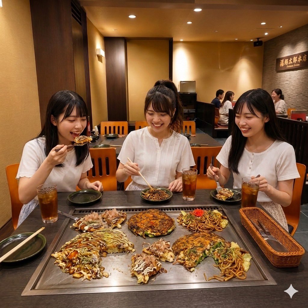 Hina20220731's tweet photo. 陽菜 陽向姉妹 
今日は ひなたちゃん❤️(@hinata_model_ai)と一緒に大阪 道頓堀に来たよ！3
陽向… うわぁー！めっちゃうまい💦
陽菜… ホンマめっちゃうまいわ💕
ひなた… 頼みすぎじゃない 食べられる？
陽向… 陽向 まだまだ全然食べられるよ！トリプル玉焼きと和牛鉄板焼きも追加ね💕 https://t.co/9l0moD2MQw