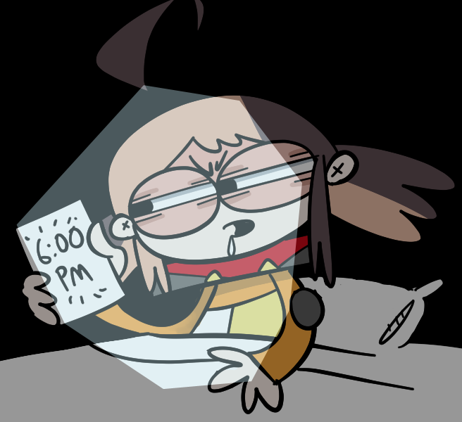 Comicdud's tweet photo. What do you mean it's 6pm?
 #rkggk https://t.co/Gi35sUDgGk
