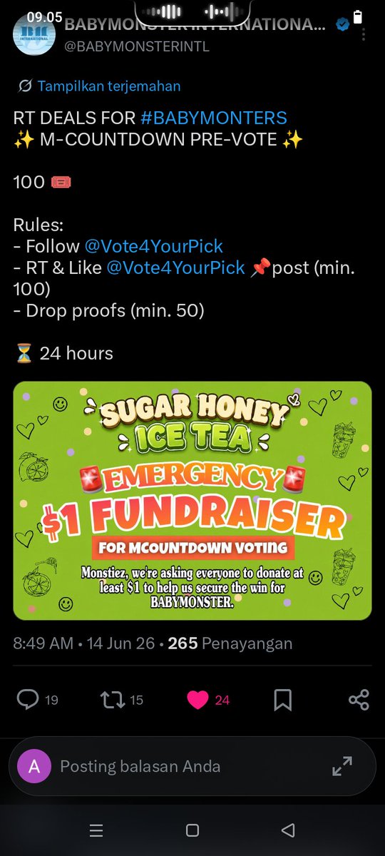 leale0oo's tweet photo. @BABYMONSTERINTL @Vote4YourPick For #BABYMONSTER https://t.co/aovhC04qhD