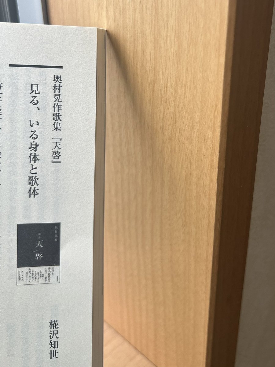 moinmoin622's tweet photo. 【お知らせ】

歌壇2026年7月号（6/12発売）に、奥村晃作歌集『天啓』（短歌研究社）の書評を寄稿しました。 https://t.co/6Of8cIXY9o