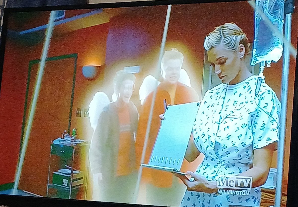 bloodybeautymfx's tweet photo. "We're your guardian angels." "By the way, don't take flight 180." @ImbrugliaJim #Svengoolie #Houseofsvengoolie #idlehands #svenpals https://t.co/IGkToMKb88