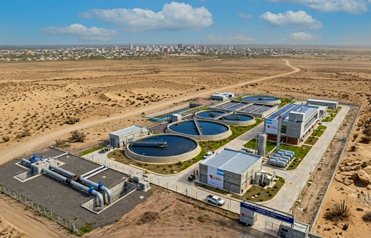 DanielTonti_AR's tweet photo. Nuevo proyecto planta de tratamiento de aguas residuales zona Este de la capital de la provincia de La Rioja argentina.
La Planta de Tratamiento de Aguas Residuales (PTAR) esta diseñada para remover los contaminantes del agua residual (doméstica o industrial). https://t.co/HjCN1u4IBT