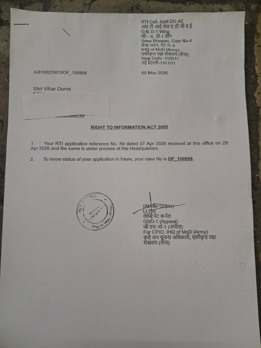 ViharDurve's tweet photo. #Agnipath completes 4 years, 

#LestWeForget 

#Pulwama, 
#Pathankot 
Ladakh 
Iran Israel US.. 

Agniveer/Country must be taken into confidence through transparency & accountability.

Hon'ble PM @PMOINDIA @rajnathsingh Pl publish website Agniveers recruited, retained, re-employed savings due to scheme.
@RahulGandhi 

https://t.co/uti3smt49R

https://t.co/GyBZdPKH9Q