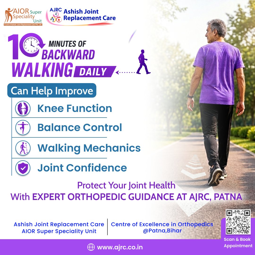 anupinstitute's tweet photo. Do you walk daily to keep your joints healthy?
Walking is one of the simplest ways to keep your joints flexible, strengthen supporting muscles, and improve mobility.
#WalkingBenefits #JointHealth #AJRC #StayActive #HealthyJoints #MobilityMatters #DailyWalking #DrAshishSingh https://t.co/rNBGEQOfJP