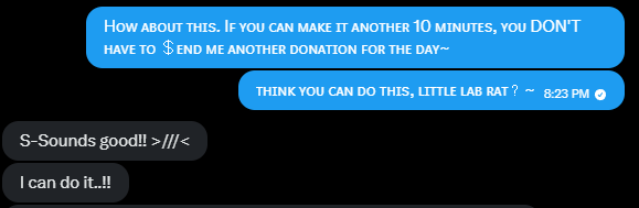 ASSperture2DFD's tweet photo. ㅤ
ㅤOh my, and they didn't even last 10 minutes... Pitiful, but expected~
ㅤ
#findom | #findom2d | #fd2d | #paycuck | #paypig | #finsub | #walletdrain https://t.co/A6Usqpzf79