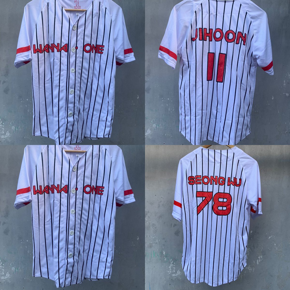 Minruroom's tweet photo. wts WannaOne Jersey [Unofficial]

📍Jateng,INA
want to sell W1 트레저 Lai Guanlin summer packaged yoon jisung,ha sungwoon,hwang minhyun,ong Seongwu,kim jaehwan,kang daniel,park jihoon,park woojin,lee daehwi,bae jinyoung #WannaOne #WANNAONEGO #WANNAONEGOBackToBase https://t.co/mpPrduF8b9