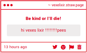 vexelixir's tweet photo. Why is my strawpage full of ticklers and pee-ers these days... 😒 https://t.co/MhHPlCmJIY