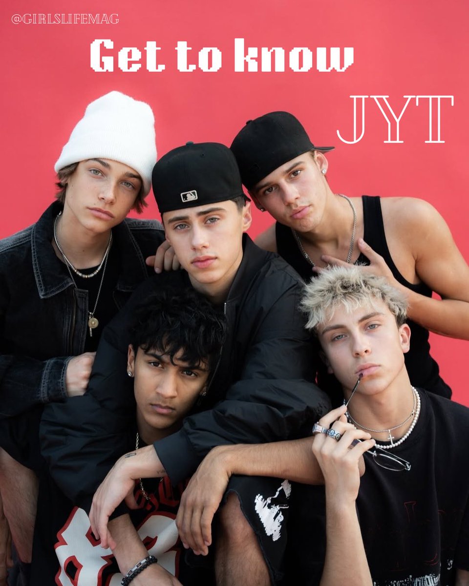 girlslifemag's tweet photo. Just Your Type is all the hype 🎵 If you’re not familiar with this talented group, we’re filling you in. From fun facts about each band member to their full discography, you’ll get to know JYT in a few swipes 🎶

#justyourtype #jyt #jytboyband #justyourtypeboyband #boybands https://t.co/5D8dig3zVJ