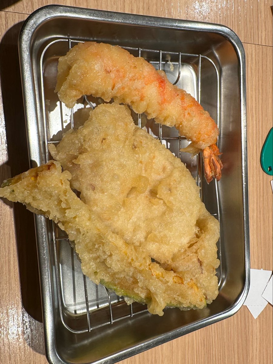天ぷら③ 昼は天ぷらひらおで 結構な並んだけど美味しでした