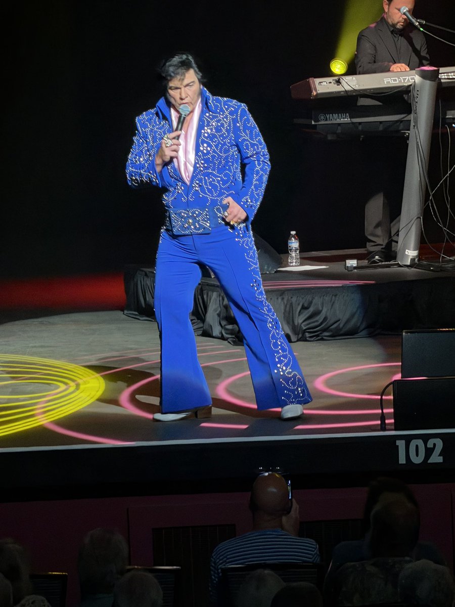 CaptainMorgan77's tweet photo. Ultimate Elvis Contest 2026 ~ Finals
Saturday night in the casino with a passel of Elvi ready to perform 🕺🏻
It was a great competition, many worthy of winning the crown.
Cherokee,NC ~ June 13, 2026 https://t.co/mVHqmq7IWF