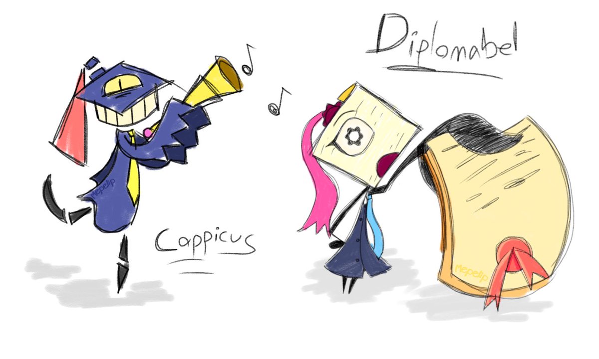 Mepelip's tweet photo. Graduation themed darkener designs based on some names my friend made (I drew this on my phone) (I’m in hell) (I’m in hell) (I’m in h https://t.co/qMpmoagDWs