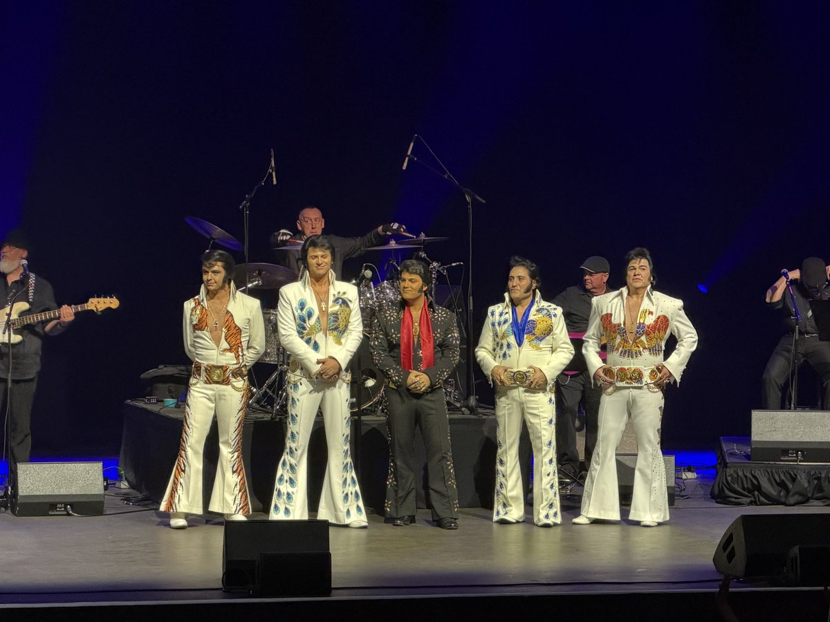 CaptainMorgan77's tweet photo. Ultimate Elvis Contest 2026 ~ Finals
Saturday night in the casino with a passel of Elvi ready to perform 🕺🏻
It was a great competition, many worthy of winning the crown.
Cherokee,NC ~ June 13, 2026 https://t.co/KjUu9dIfeV