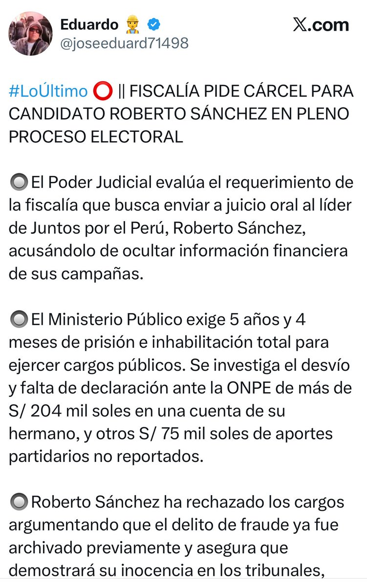 TVNetwork's tweet photo. @MarthaChavezC Los votos 🗳️ de la izquierda corrupta en nuestro país… https://t.co/084cUaeden