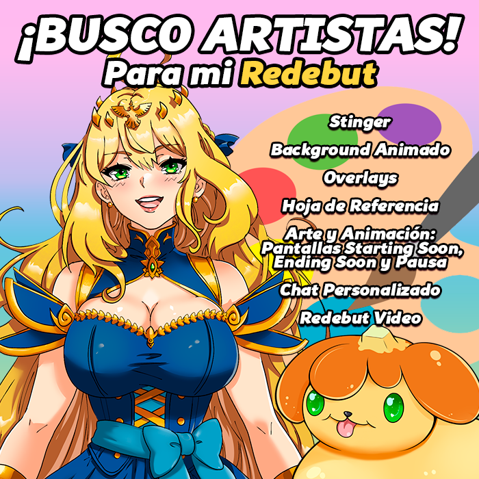 HinaMinaVT's tweet photo. 🎨¡Busco Artistas para mi Redebut!🎨

Me gusta apoyar en que los artistas se den a conocer, así que si es posible por favor dejen su portafolio o redes en este post!!🙌

Estoy trabajando con todo mi corazón en este redebut y me gustaría encontrar el artista ideal para el estilo que busco de estos elementos que me faltan! ✨

En post anteriores he encontrado personas talentosas y maravillosas con las que amo trabajar, ojalá no solo yo, otros creadores de contenido puedan aprovechar esta publicación para su comisiones! 🫂💞

Y si conocen a alguien y quieren recomendarlo también se vale, etiquétenloooo! 😚

#vtuber #vtuberES #art