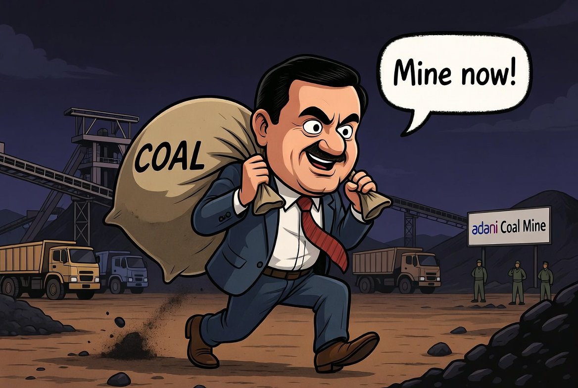 ChekrishnaCk's tweet photo. We all know who took all those 40 Lakh Tonnes of Coal https://t.co/J1SdoyTQHt