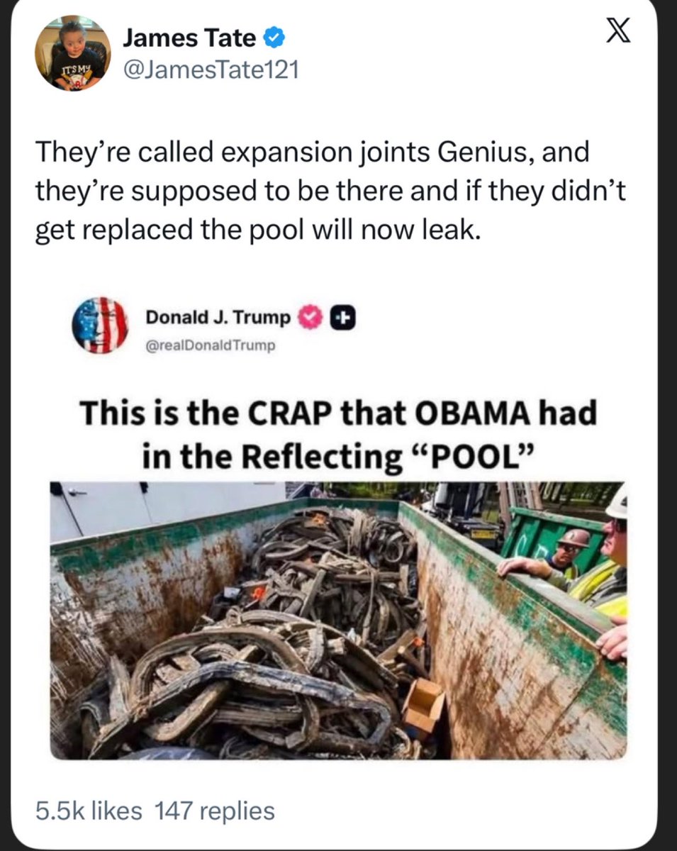 AlexisCeule's tweet photo. @Mollyploofkins @DeanBaker13 Trump also said all this trash was in the reflecting pool. Thanks @JamesTate121 for setting him straight. https://t.co/Fpu8ldZ0lK