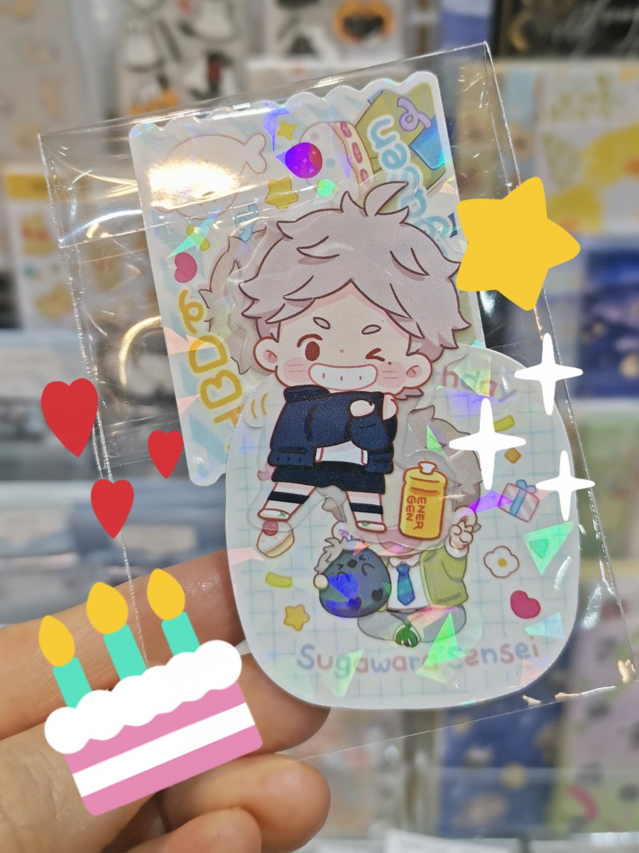 Rainymoonmoon's tweet photo. #ComicMania1​ วันนี้รับ Giveaway วันเกิดคุณครู​สึกะได้ที่บูธ Sa03 Circus​ de​ Lalio นะคะ รับสตก.ได้คนละ 1 เซ็ตเลยน้า 🥳💞✨
#CM1 #CM1_Sun https://t.co/CJVAxxx0YL