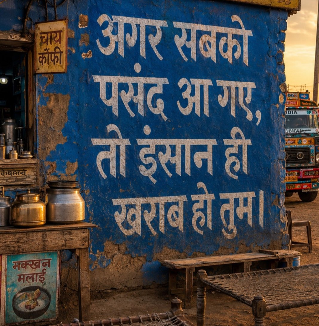 gita_gyan07's tweet photo. अगर सबको पसंद आ गए ,
तो इंसान ही खराब हों तुम ..!! https://t.co/sTUUMiTIYe