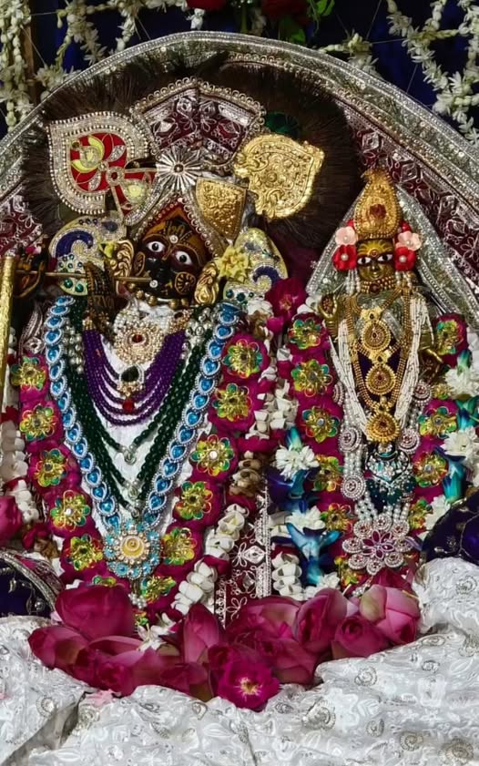 babakhatushyam's tweet photo. आज के श्रीजी के अलौकिक श्रृंगार दर्शन 14.06.2026 📷 📷 #अलौकिक_श्रृंगार #दिव्य_रूप #भक्ति_भाव #ब्रज_रस #राधाकृष्ण_कृपा #श्रृंगार_दर्शन #श्रीजी_कृपा #मंगलमय_दर्शन #भक्तिमय_क्षण https://t.co/h3Yn7xq20g