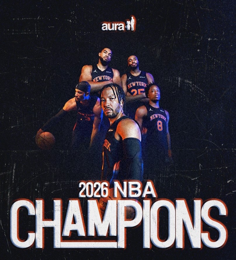 auracoinsolana's tweet photo. Congrats to the @nyknicks 🏆

NBA CHAMPS: +100,000 aura ✨ https://t.co/kFnkKbSZwh