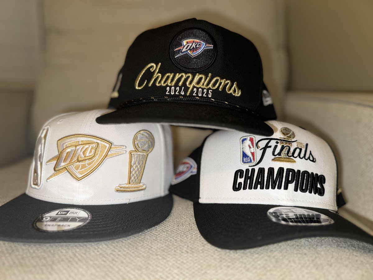 davidfholt's tweet photo. You’re the champion till the next team raises the trophy, and that moment has arrived.  

On behalf of the people of Oklahoma City, congratulations to the New York Knicks and the people of New York City.  You are the NBA champs!  

(To be clear, I’m never retiring my championship apparel)