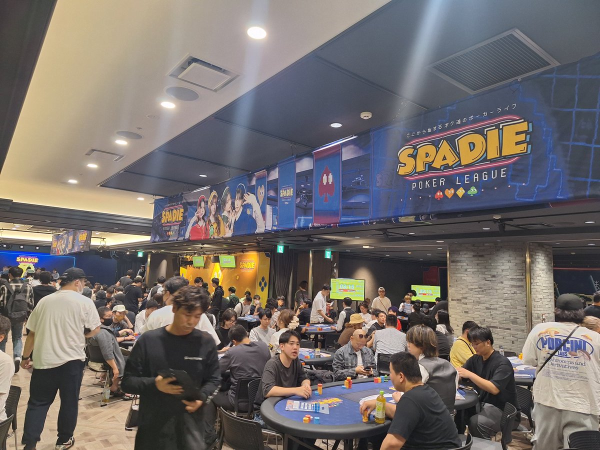 yuuki_1990's tweet photo. SPADIE OSAKA 1stに参加しています！

#SPADIEOSAKA
#ここから始まるボク達のポーカーライフ https://t.co/uQJeOu02Ra