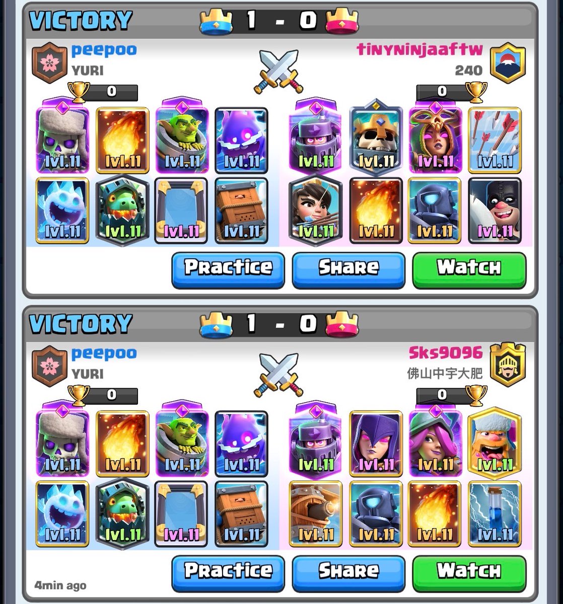 NotArchivefish's tweet photo. #clashroyale is so ass https://t.co/i36ptNUkoI