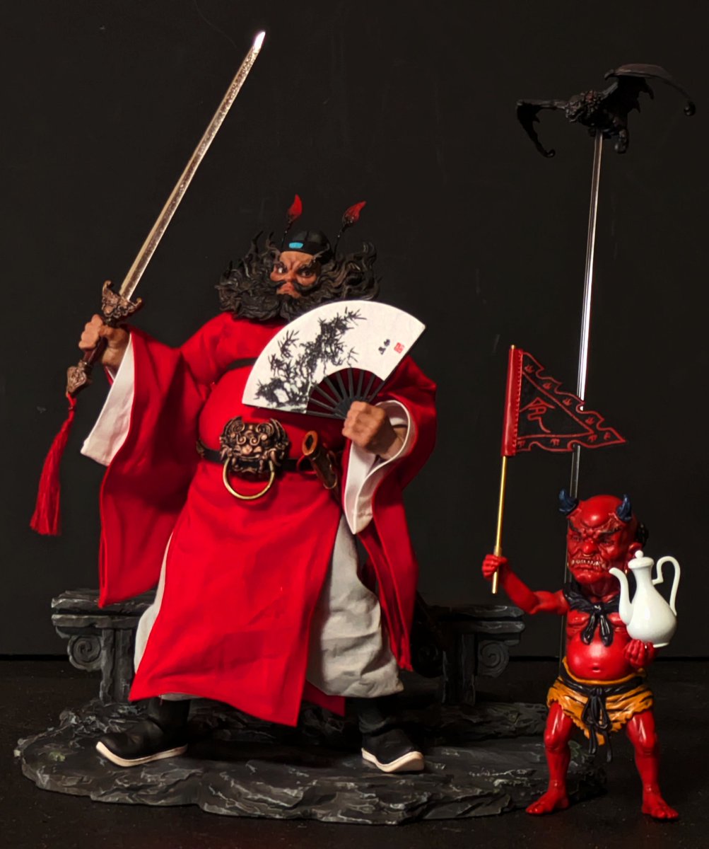 pop costume 神妖異聞録 1/12 鍾馗 本日到着しました。 付属品いっぱい