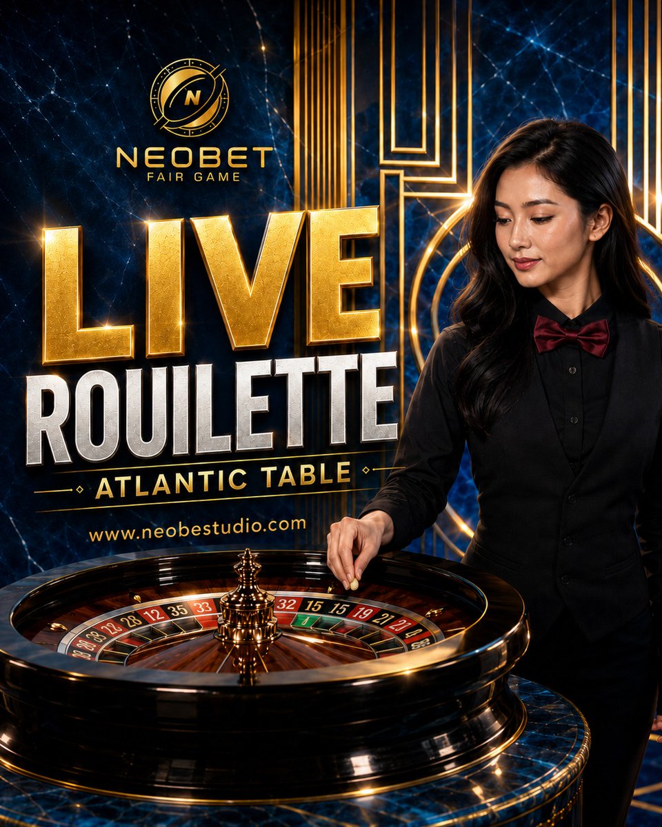 NeobetStudio's tweet photo. Live Roulette, premium table experience.
Smooth play. Professional setup. Real studio energy.

🌐 https://t.co/JGYxUi25Yv

#NeobetStudio #LiveRoulette #LiveStudio #IGaming #CasinoEntertainment https://t.co/zOvY3ZpAgw