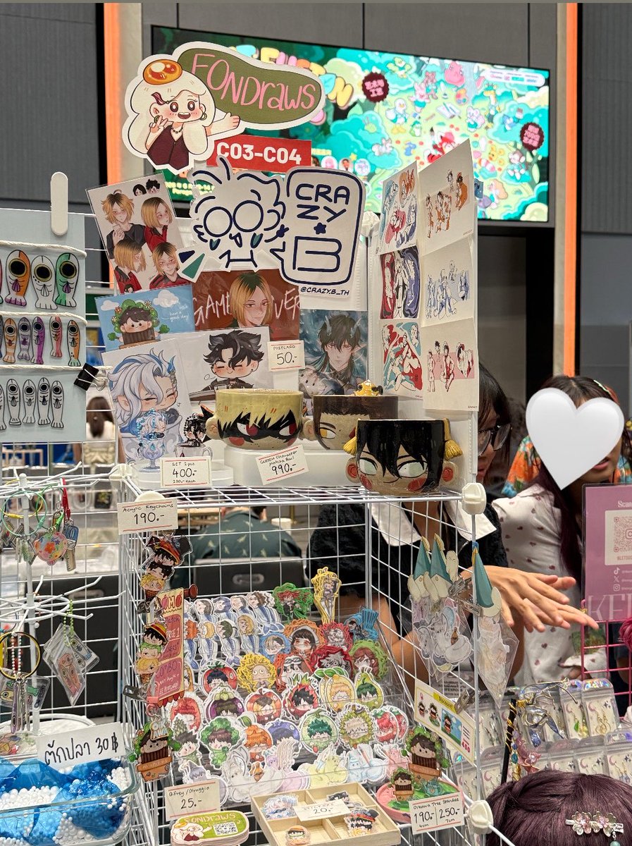 fondraws's tweet photo. จัดบูธเสร็จแล้วค้าบบ 🙌🏻✨

#IFEXPO26 C03-04 
Paragon Hall, 5th Fl.

#ตลาดนัดไฮคิว #mha #กาจิอาคุตะ #wha https://t.co/YHVJPhmRNB