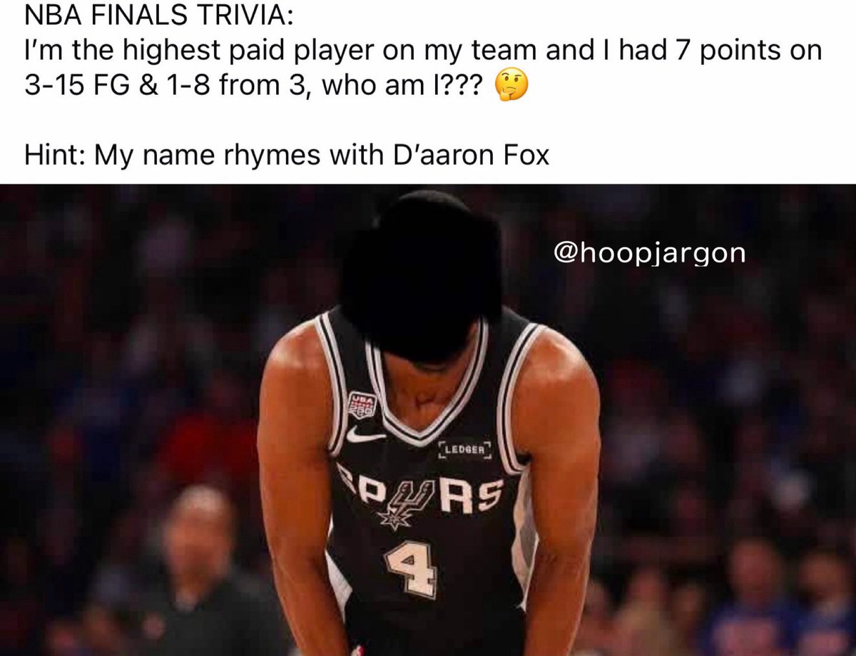 HoopJargon's tweet photo. #NBAFinals #Trivia Only REAL hoopers can guess this one! https://t.co/WZn6U7ueOI
