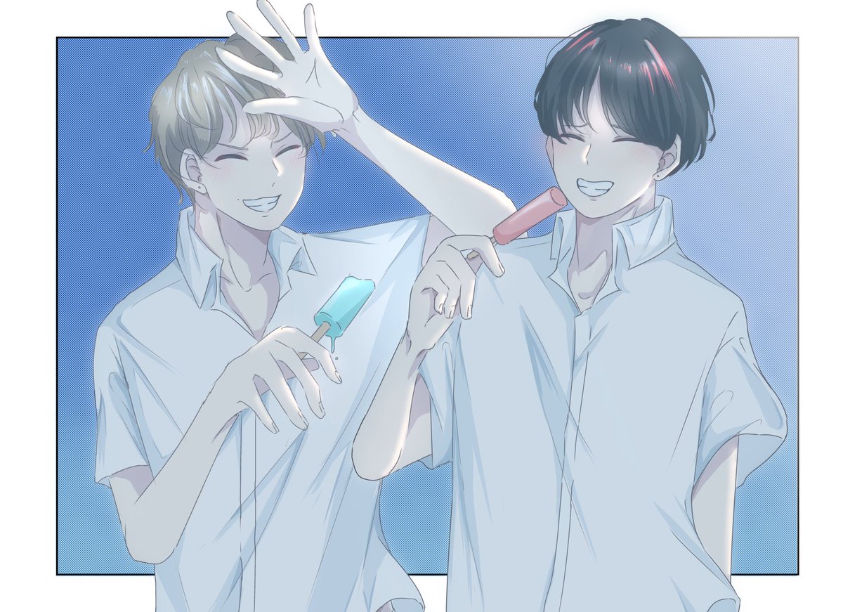 midori_hap's tweet photo. 描きたかったもの完成したぁぁ😭✨
背景は私の画力では無理です…
#SnowManFA
#SnowMan_FA
#SnowManイラスト https://t.co/frwGLwppuv