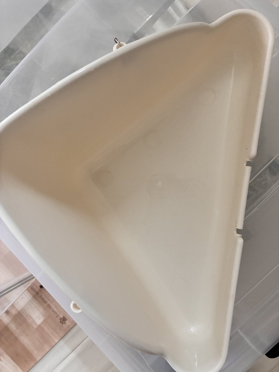 U7Fa8's tweet photo. ご存知の方も多いと思いますが
うさぎのトイレの尿石とりに
サンポール。最強です、、
(ペット用ではないのでご注意を) https://t.co/jhAJDMMsDa