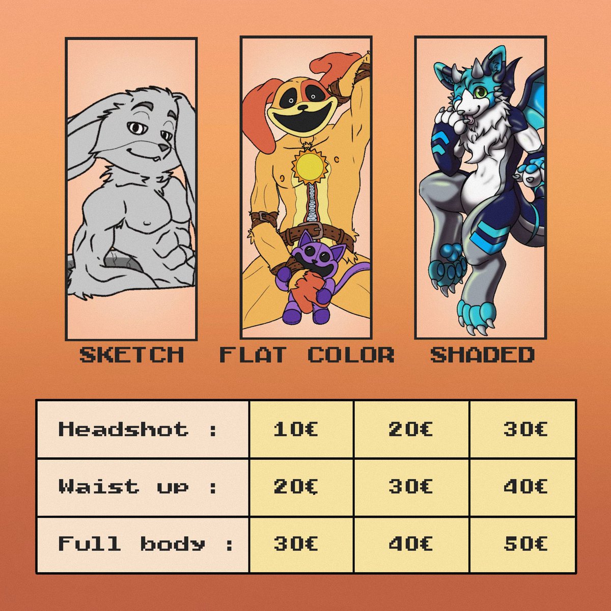 Banui_TheRiolu's tweet photo. 🌟 COMMISSIONS ARE OPEN 🌟 https://t.co/Z6Now611iM