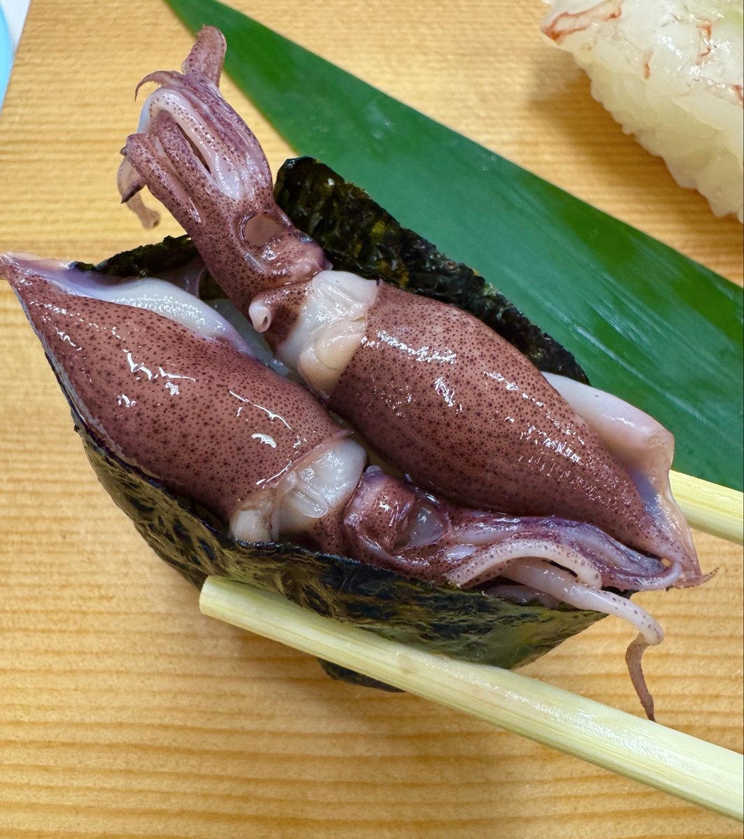 SushiToyama_dao's tweet photo. 「ホタルイカの軍艦巻き🍣」

富山ならではの
お寿司🍣ネタですね☺️ https://t.co/A7v9GMerR6