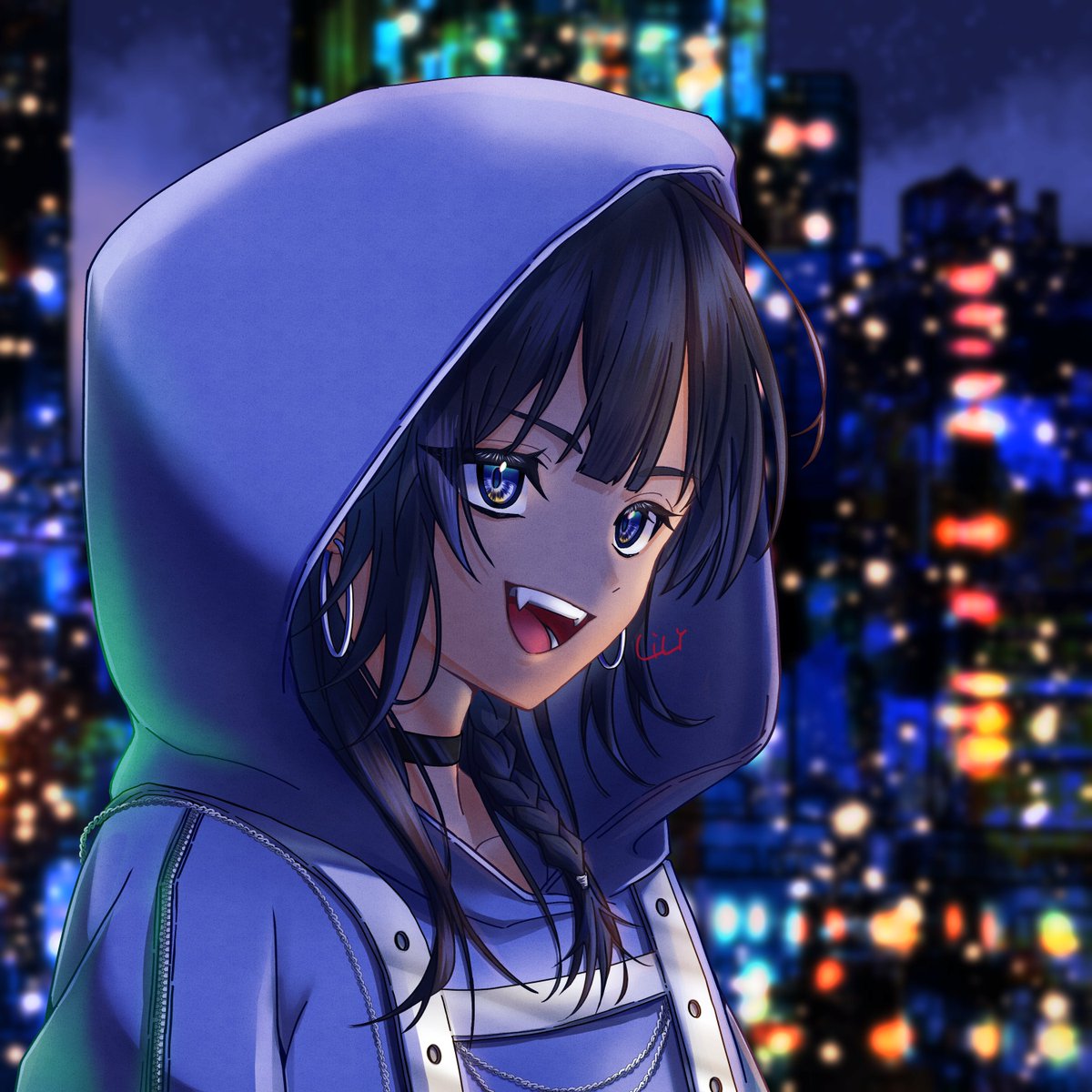 7i7Y_9's tweet photo. 褐色女子できた〜！
夜の雰囲気いい感じ🌃

#イラスト #絵柄が好みって人にフォローされたいㅤㅤ https://t.co/qCPNS26eX4