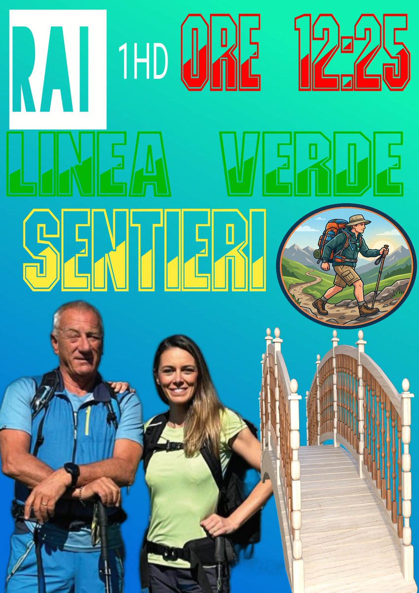 gianlu_79's tweet photo. Complimenti a @RaiUno @GiuliaCapocchi e #LinoZani per la Vittoria con 2.050.000 19️⃣,53% #LineaVerdeSentieri https://t.co/R7BwTJONr0