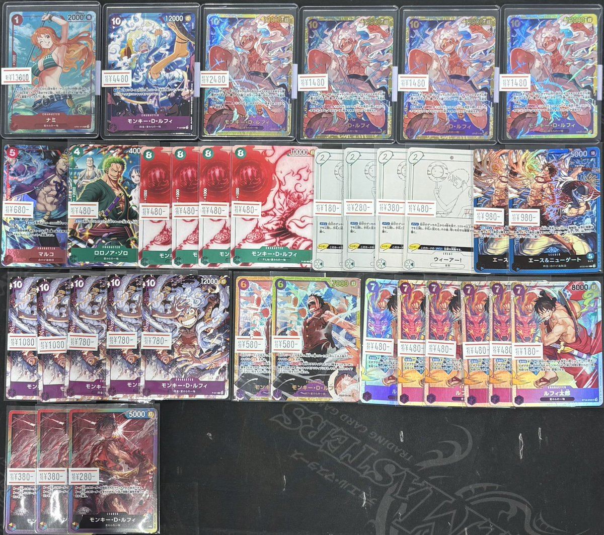 ワンピースカードゲーム】 特価ショーケース補充いたしました！ 御来店