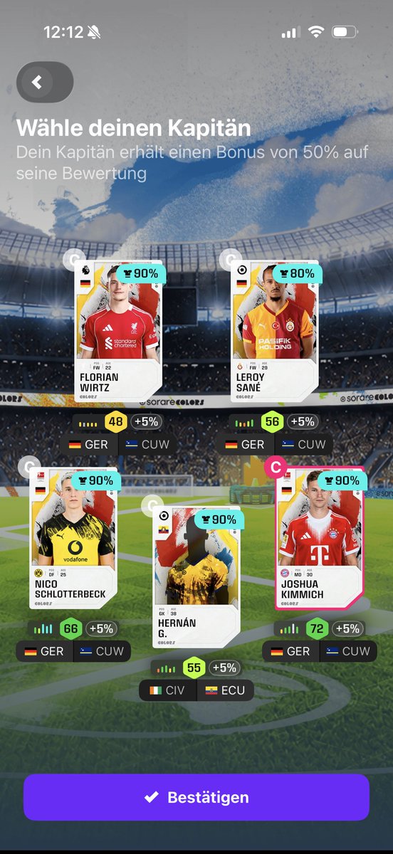 jacksking_85's tweet photo. Last chance for 40 gems..

Sane or Musisla?
Galindez nailed?

#sorare #colours https://t.co/lragxRmQnI